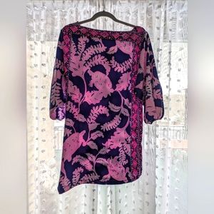 Lilly Pulitzer Galaxy Blue What the Shell Dress